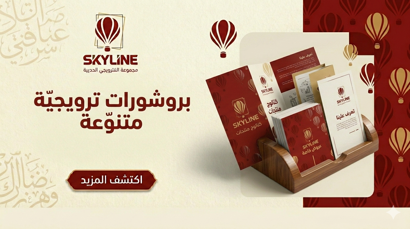 بروشورات وكتالوجات تعريفية